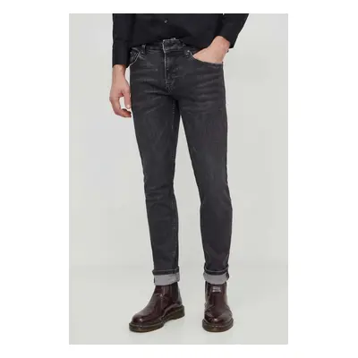 Džíny Pepe Jeans SLIM JEANS pánské, šedá barva, PM207388XX1