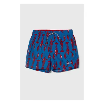 Dětské plavkové šortky Pepe Jeans LOBSTER SWIMSHORT červená barva