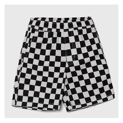 Dětské kraťasy Vans BY RANGE ELASTIC WAIST SHORT KIDS bílá barva, vzorované