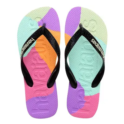 Žabky Havaianas TOP LOGOMANIA černá barva, 4147526.0090