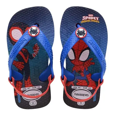 Dětské žabky Havaianas BABY MARVELUBYED tmavomodrá barva