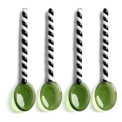 Sada lžiček &k amsterdam Spoon Duet Green 4-pack