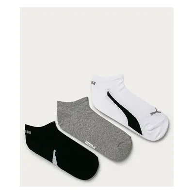 Ponožky Puma (3-pack) pánské, bílá barva, 907951