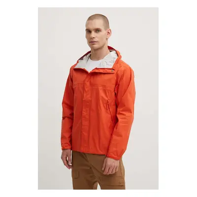 Nepromokavá bunda Helly Hansen Loke pánská, oranžová barva, 62252-402