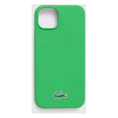 Obal na telefon Lacoste iPhone 15 Plus / 14 Plus 6.7" zelená barva