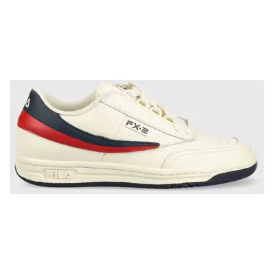 Kožené sneakers boty Fila ORIGINAL TENNIS béžová barva