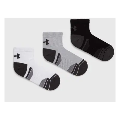 Ponožky Under Armour 3-pack pánské, šedá barva, 1379510