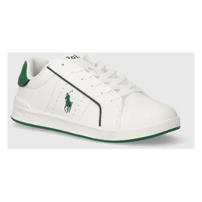 Dětské sneakers boty Polo Ralph Lauren bílá barva