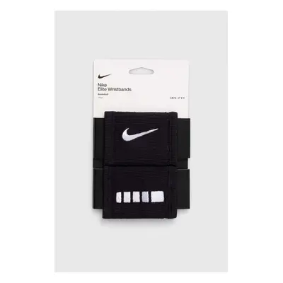 Náramky Nike 2-pack černá barva