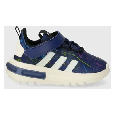 Dětské sneakers boty adidas RACER TR23 YJ EL I tmavomodrá barva