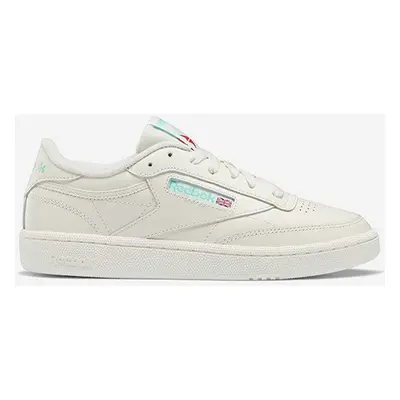 Kožené sneakers boty Reebok Classic Club C 85 HQ0947 béžová barva, HQ0947-cream