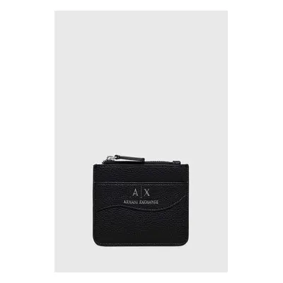 Peněženka Armani Exchange černá barva, 948539 CC783