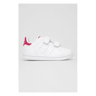 Dětské boty adidas Originals Stan Smith CF I FX7538 bílá barva