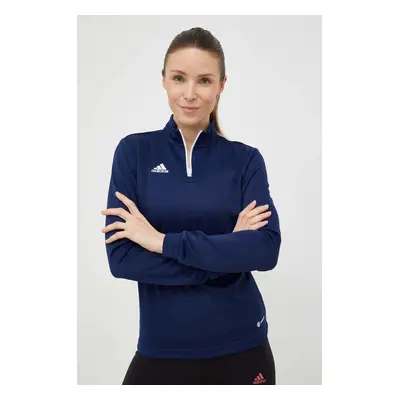 Tréninková mikina adidas Performance Entrada 22 tmavomodrá barva, , H57483