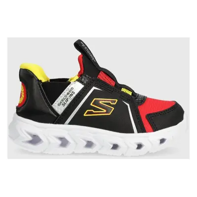 Dětské sneakers boty Skechers HYPNO-FLASH 2.0 BRISK-BRIGHTS černá barva