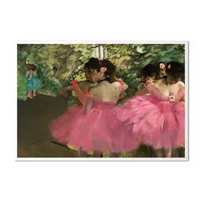 Reprodukce na papíře Edgar Degas, Dancers In Pink