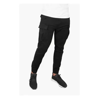 Bavlněné kalhoty Alpha Industries Airman Pant 188201 03 černá barva