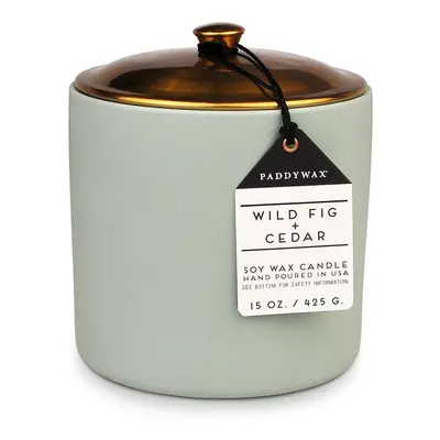 Vonná sójová svíčka Paddywax Wild Fig & Cedar 425 g