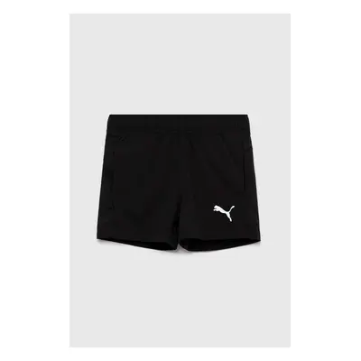 Dětské kraťasy Puma ACTIVE Woven Shorts B černá barva