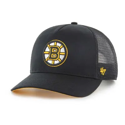 Kšiltovka 47 brand NHL Boston Bruins černá barva, s aplikací, H-MSHTC01GWP-BKA