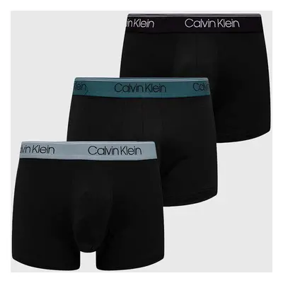 Boxerky Calvin Klein Underwear 3-pack pánské, černá barva, 000NB2569A