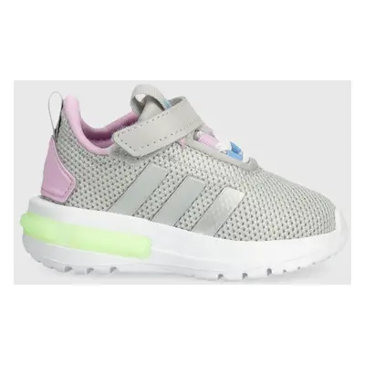 Dětské sneakers boty adidas RACER TR23 EL I šedá barva