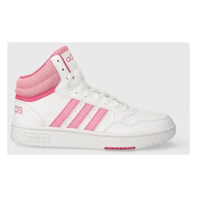 Dětské sneakers boty adidas Originals HOOPS 3.0 MID K růžová barva