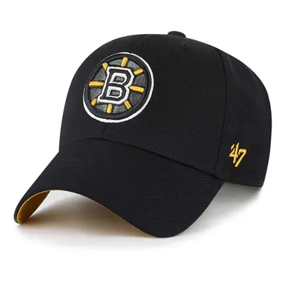 Čepice s vlněnou směsí 47 brand NHL Boston Bruins černá barva, s aplikací, HVIN-SUMVP01WBP-BKA74