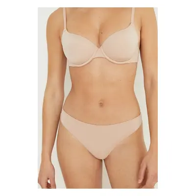 Tanga women'secret béžová barva, 4302077