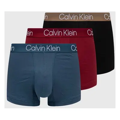 Boxerky Calvin Klein Underwear 3-pack pánské, zelená barva, 000NB2970A