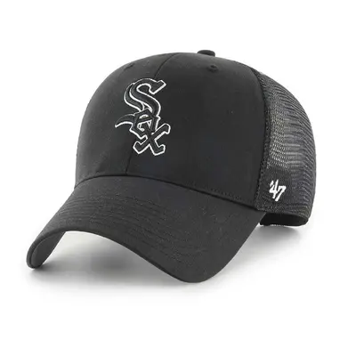 Kšiltovka 47 brand MLB Chicago White Sox černá barva, s aplikací, B-BRANS06CTP-BKC