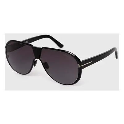 Sluneční brýle Tom Ford pánské, černá barva, FT1072_6401B