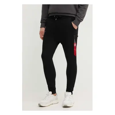 Tepláky Alpha Industries NASA Cargo Sweat Jogger černá barva, 118369.03