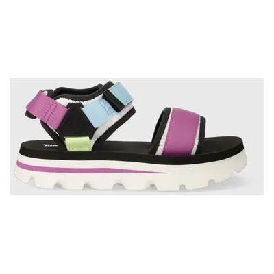 Sandály Timberland Euro Swift Sandal dámské, na platformě, TB0A2KT5CX81-PRPL