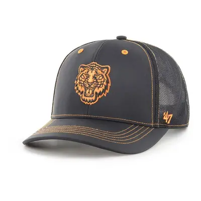 Kšiltovka 47 brand MLB Detroit Tigers černá barva, s aplikací, B-XRAYD09BBP-BK