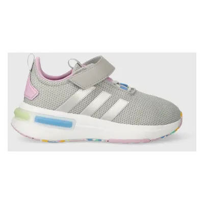 Dětské sneakers boty adidas RACER TR23 EL K šedá barva