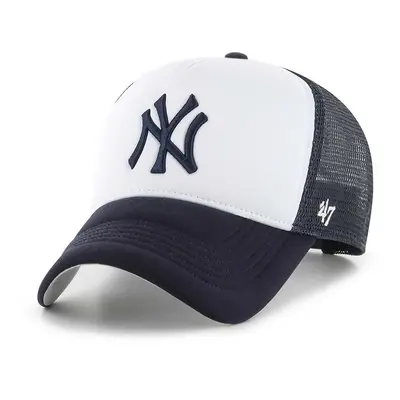 Kšiltovka 47 brand MLB New York Yankees tmavomodrá barva, s aplikací, B-TRTFM17KPP-NY