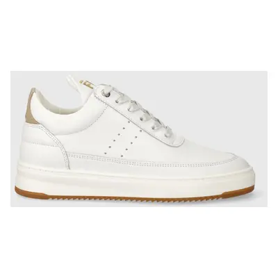 Kožené sneakers boty Filling Pieces Low Top Bianco bílá barva, 10127791921