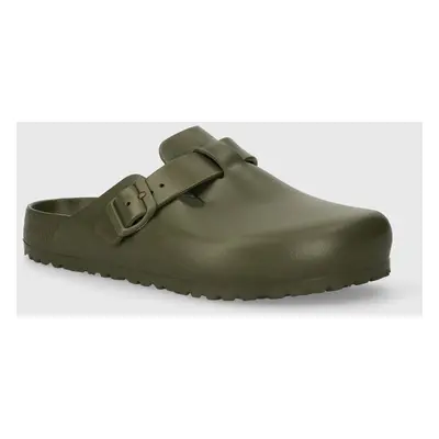 Pantofle Birkenstock Boston EVA pánské, zelená barva, 1026215