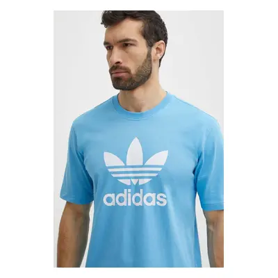 Bavlněné tričko adidas Originals s potiskem, IR7980