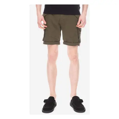 Kraťasy Alpha Industries Combat Short pánské, zelená barva, 116210.142-green