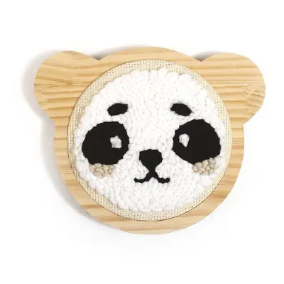 Vyšívací souprava Graine Creative Punch Needle Panda Kit