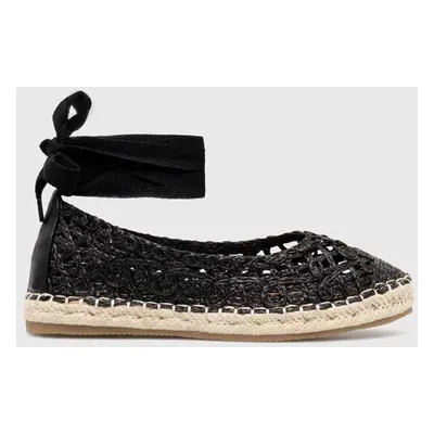 Espadrilky Answear Lab černá barva