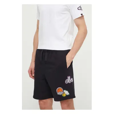 Kraťasy Ellesse Bronxa Short pánské, černá barva, SHV20121