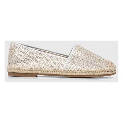 Espadrilky Answear Lab stříbrná barva