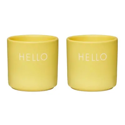 Sada sklenic na vejce Design Letters Yello Hello 2-pack