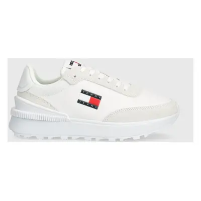 Sneakers boty Tommy Jeans TJW TECH RUNNER ESS bílá barva, EN0EN02511