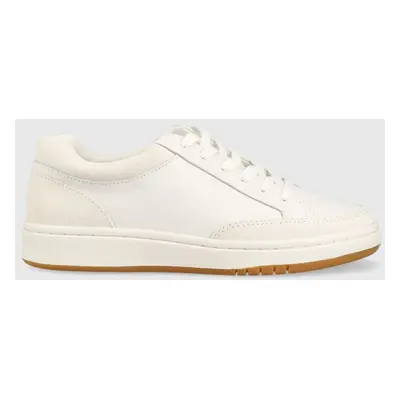 Kožené sneakers boty Lauren Ralph Lauren 802891469001 bílá barva, 802891469001