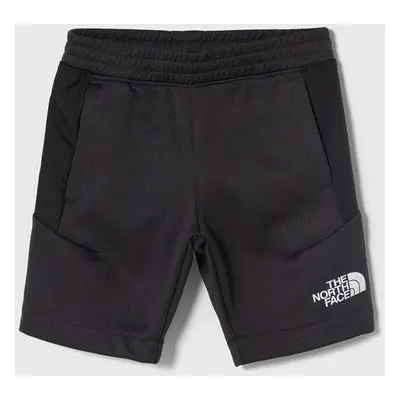 Dětské kraťasy The North Face MOUNTAIN ATHLETICS SHORTS šedá barva, nastavitelný pas