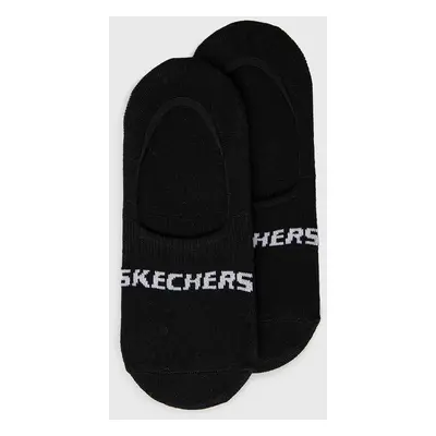 Ponožky Skechers (2-pack) černá barva